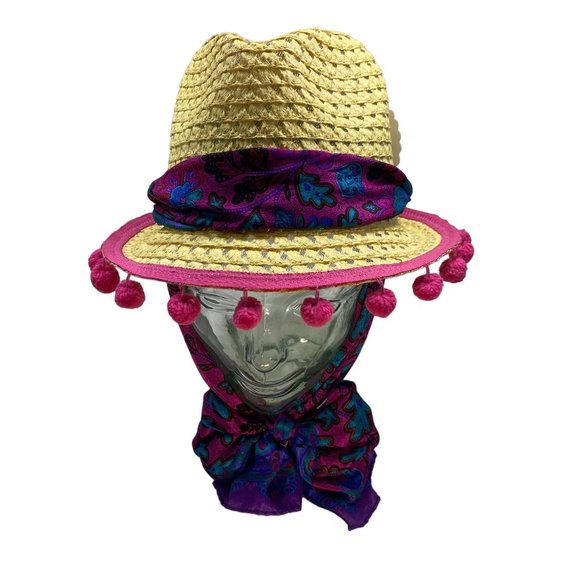 Plasma Beamz Handmade Pom-Pom Chin Strap Fedora OS main image 10